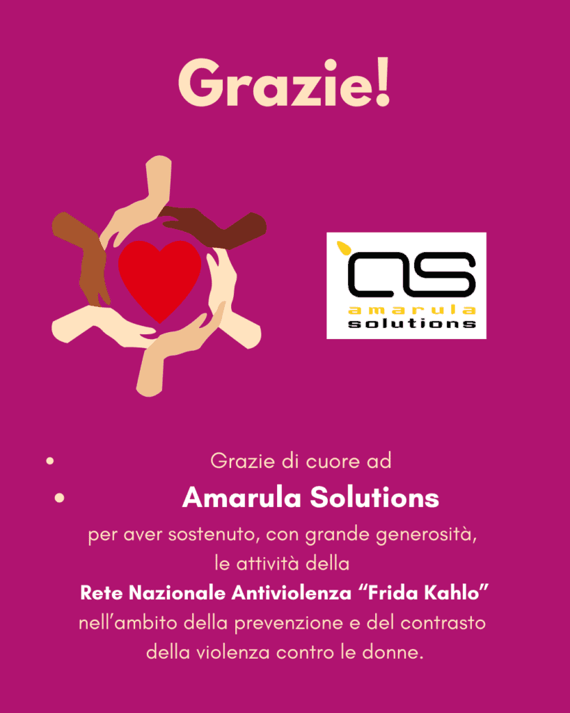 Amarula Solutions has allocated financial resources to the National Anti-Violence Network "Frida Kahlo" for the prevention and violence against women.